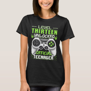 T-shirt Niveau 13 Jeux vidéo officiels non bloqués 13t