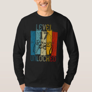 T-shirt Niveau 17 Déverrouillé Chemise Funny Video Gamer 1