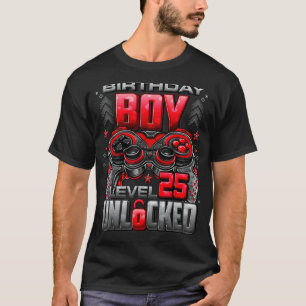 T-shirt Niveau 25 Déverrouillé stupéfiant depuis 1997 25e 