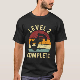 T-shirt Niveau 2 complet 2e anniversaire de mariage 2Nd po