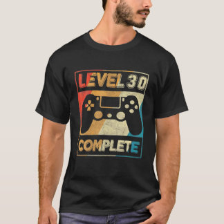 T-shirt Niveau 30 Complet T 30E Vidéo Gamer 1991 Hommes Fe