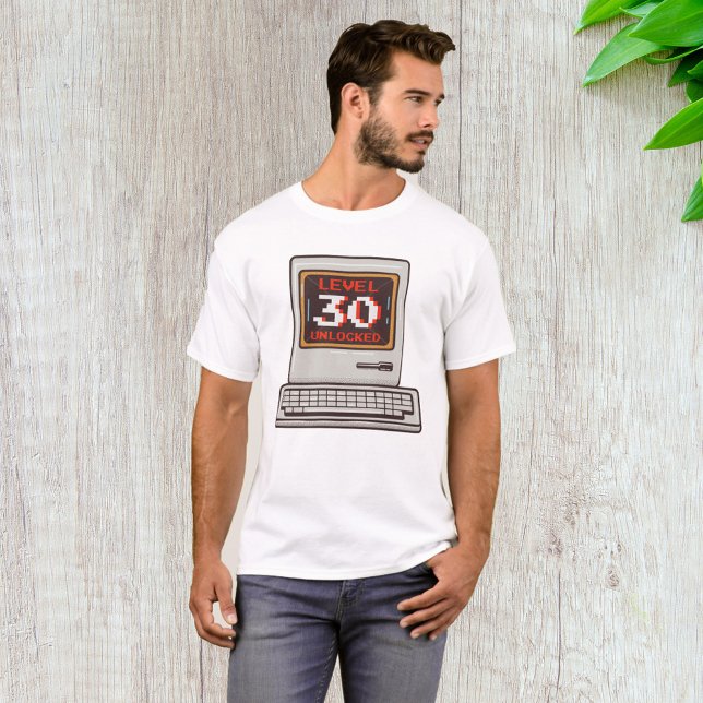 T-shirt Niveau 30 déverrouillé (Créateur téléchargé)