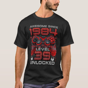 T-shirt Niveau 39 Déverrouillé stupéfiant depuis 1984 39e 