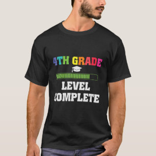 T-shirt Niveau 3e année Terminé Bonjour 4e année Chargemen
