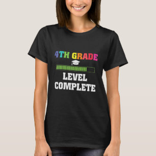 T-shirt Niveau 3e année Terminé Bonjour 4e année Chargemen