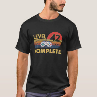 T-shirt Niveau 42 Terminer Vintage Célébrer 42E Mariage