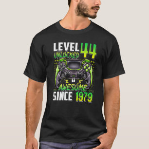 T-shirt Niveau 44 Déverrouillé stupéfiant depuis 1979 44e