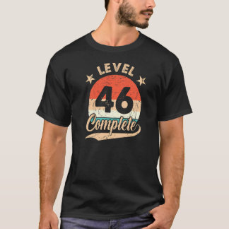T-shirt Niveau 46 Complet Rétro 46e anniversaire Mariage F