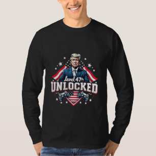 T-shirt Niveau 47ème débloqué Jour d'investiture de Trump