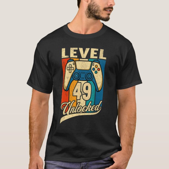 T-shirt Niveau 49 Déverrouillé stupéfiant depuis 1973 49e  (Devant)