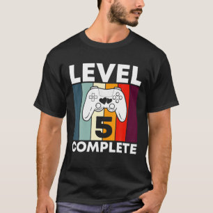 T-shirt Niveau 5 Achever 5E Année Mariage Anniversaire Cad
