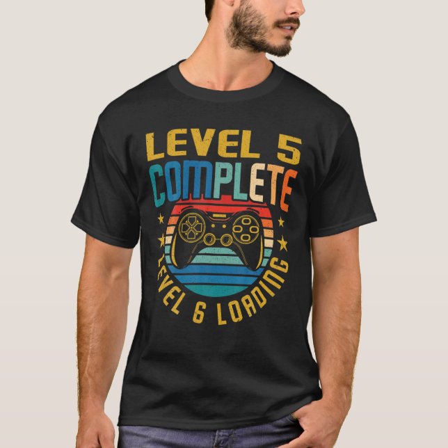 T-shirt Niveau 5 Niveau complet 6 Chargement 5e anniversai (Devant)