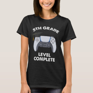 T-shirt Niveau 5e année Complet Graduation Gamer Boys Sch