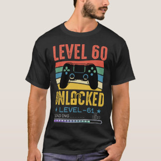 T-shirt Niveau 60 Déverrouiller Niveau suivant - 61 Londin