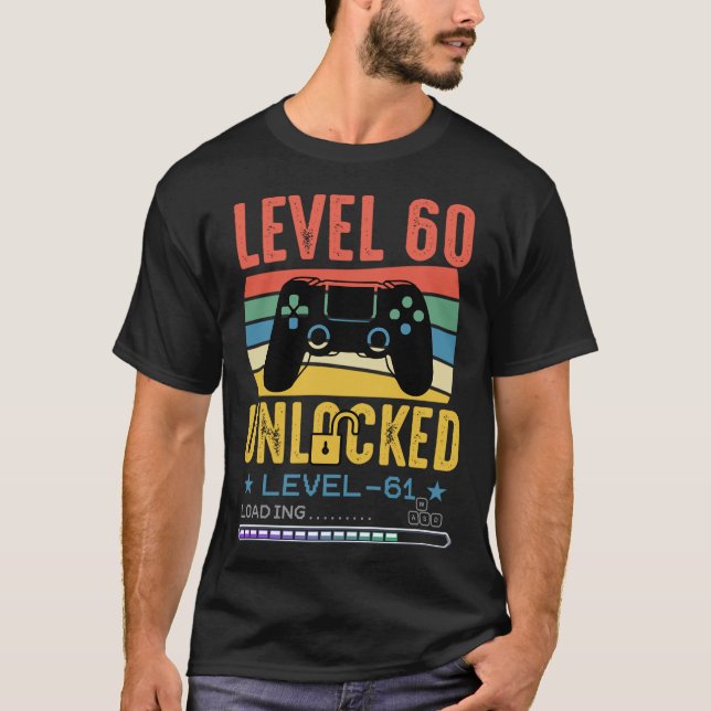 T-shirt Niveau 60 Déverrouiller Niveau suivant - 61 Londin (Devant)