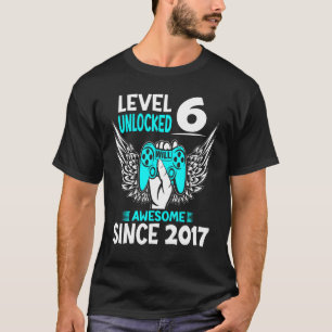 T-shirt Niveau 6 déverrouillé stupéfiant depuis 2017 6e an