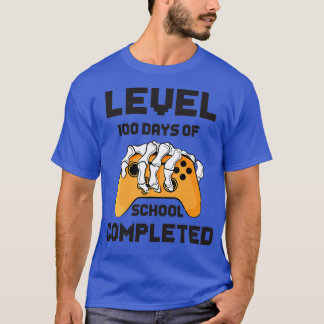 T-shirt Niveau amusant 100 jours d'école terminée Heureux 