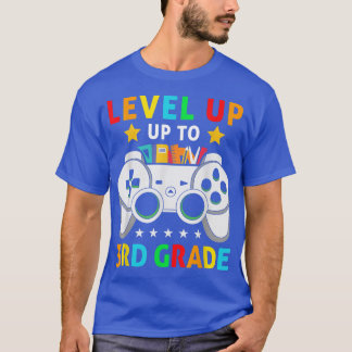 T-shirt Niveau de jeu vidéo jusqu'à la troisième équipe de