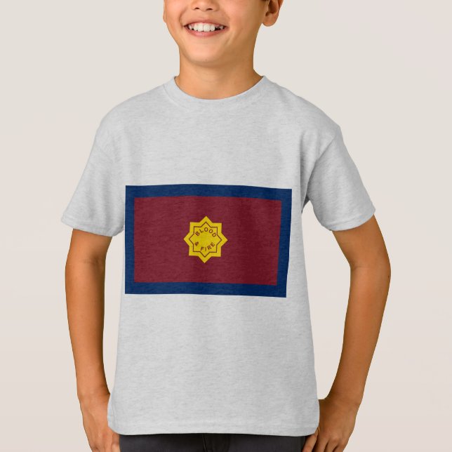 T-shirt Niveau de l'armée du salut, drapeau religieux (Devant)