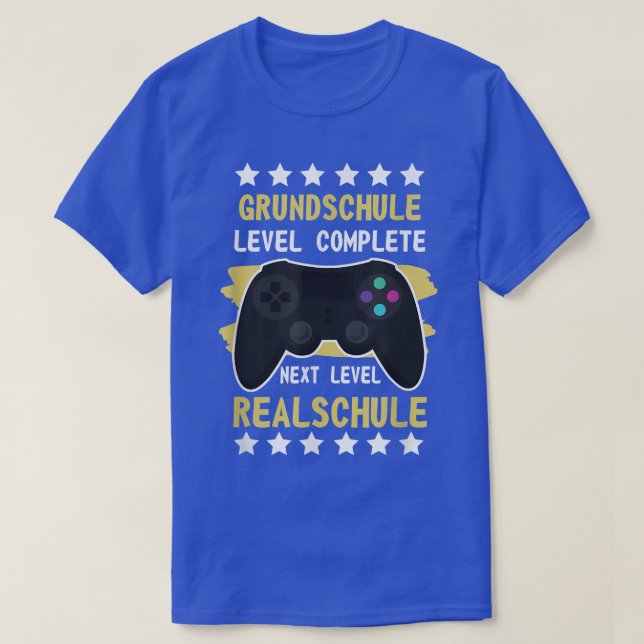 T-shirt Niveau de l'école primaire complète niveau suivant (Design devant)