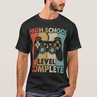 T-shirt Niveau d'études secondaires Jeux vidéo complets