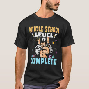 T-shirt Niveau intermédiaire Niveau de fin d'études Gamer 