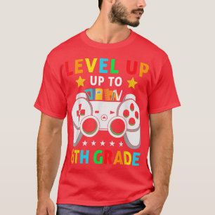 T-shirt Niveau jusqu'à 6e année Retour à l'école Vidéo Jeu