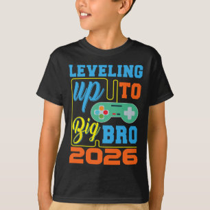 T-shirt Niveau Jusqu'À Big Bro 2026 Jeu Vidéo Grossesse R