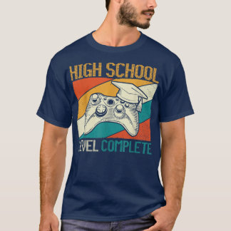 T-shirt Niveau secondaire Terminé Graduation 2022 Vidéo G
