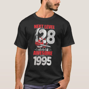 T-shirt Niveau suivant Déverrouillé Garçon de 28 ans 1995 