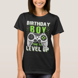 T-shirt Niveau Up Anniversaire Jeu vidéo pour garçon