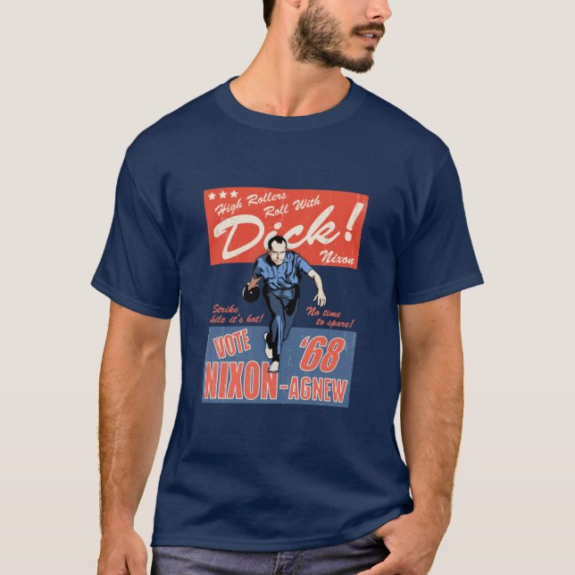 T-shirt Nixon, petit pain avec (Devant)