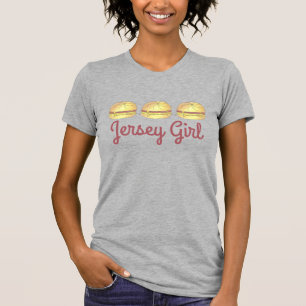 T-shirt NJ Jersey Girl Pork Roll Petit-Déjeuner Oeuf Sandw