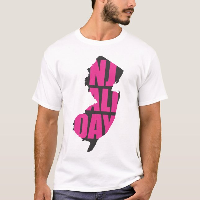 T-shirt njalldayblackpink (Devant)
