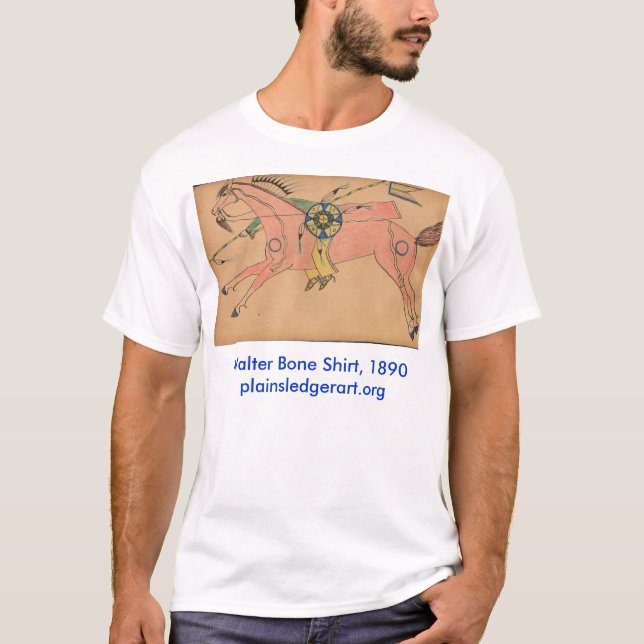 T-shirt No. 4, chemise de guerrier d'os de Walter (Devant)