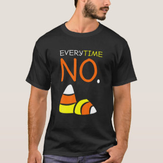 T-shirt No Candy Corn Tee - shirts : Partout Non À Candy C