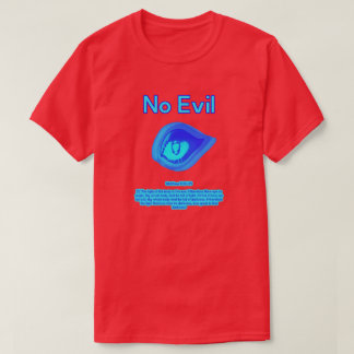 T-shirt No Evil - Logo Vague Tropical -