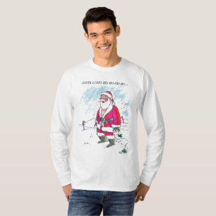 T-shirt No Ho-Ho-Ho w textos hommes blanc chemise à manche