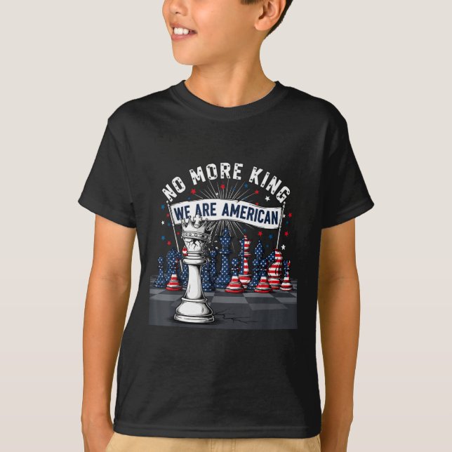 T-shirt No King In America Gift Men Women  (Devant)
