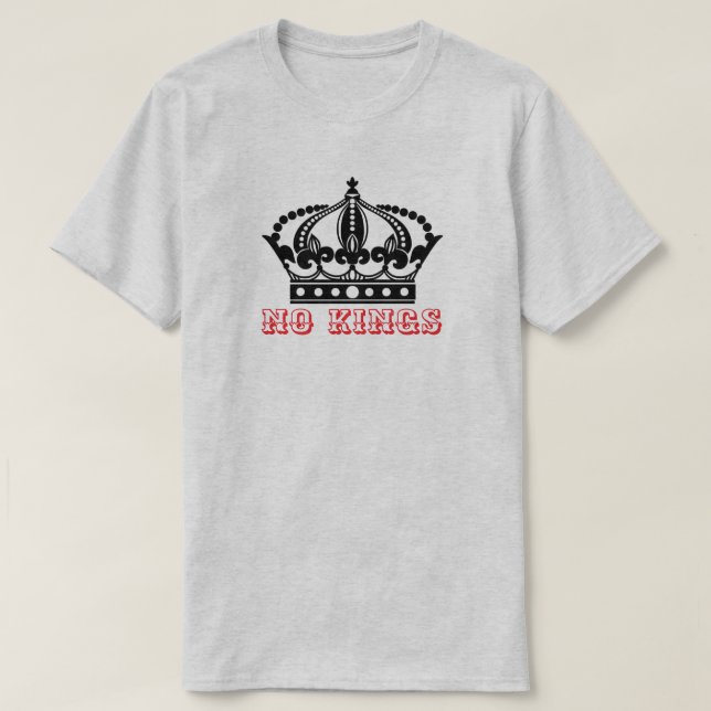 T-shirt No Kings2 (Design devant)