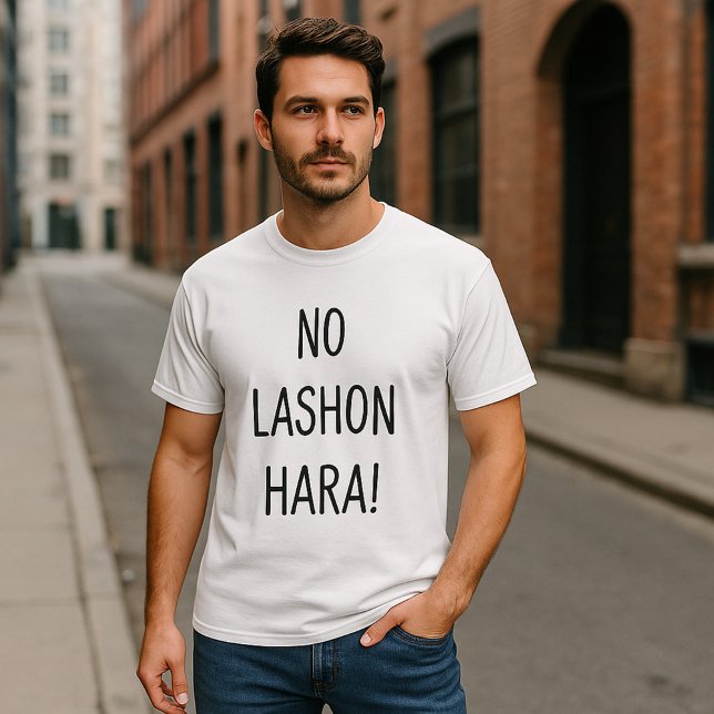 T-shirt No Lashon Hara (Créateur téléchargé)