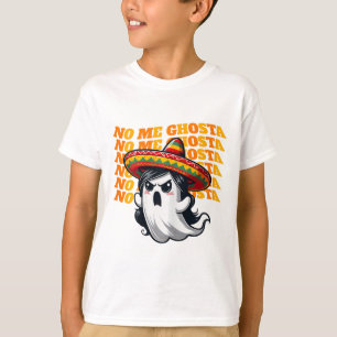 T-shirt No Me Ghosta Funny Mexicaine Halloween Fantôme Fem