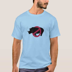 T-shirt No Rhinos - Rino Buster