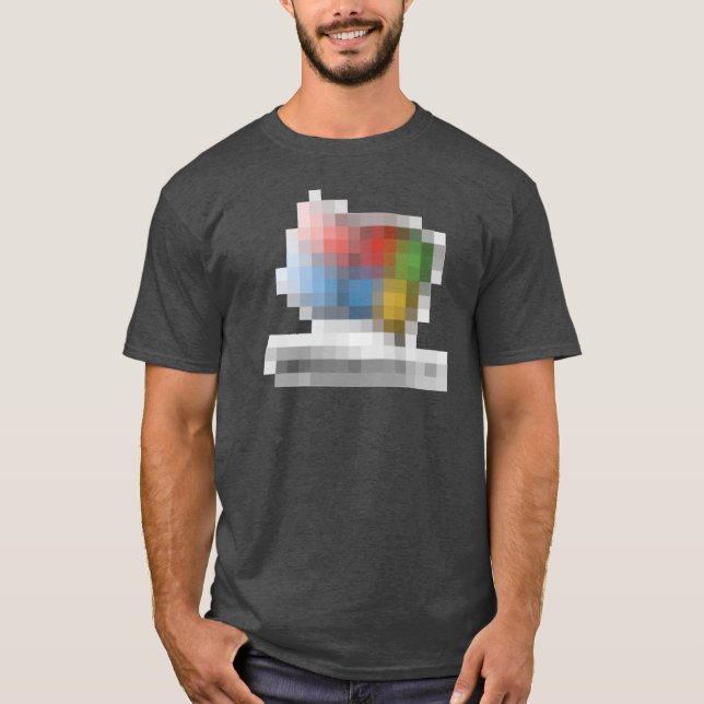 T-shirt No Rules Rules Applied Version Windows95man Finlan (Devant)