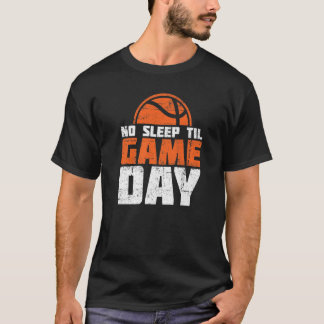 T-shirt No Sleep Til Jeu Jour Assistant Formation Basketba