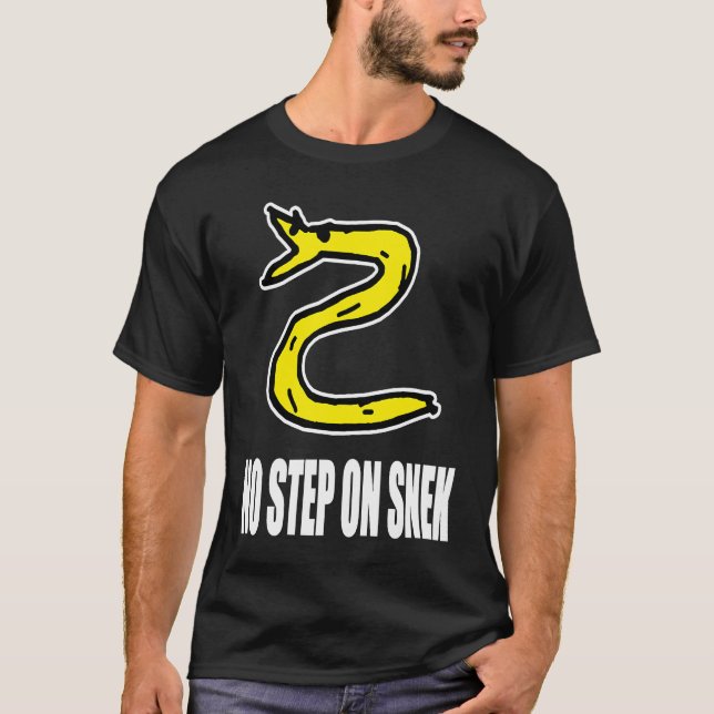 T-shirt No Step On Snek (Devant)