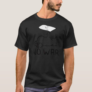 T-shirt No War Peace Movement World Peace Flag Chat