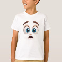 No way! shocked blue eyed emoji kids attitude