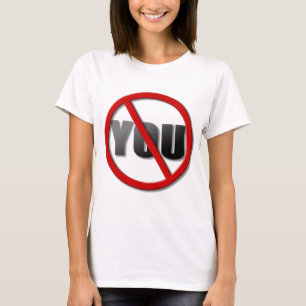 T-shirt No You Symbole (Pour Les Couleurs Légères)