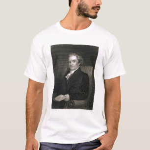 T-shirt Noah Webster (1758-1843) gravé par Frederick W.